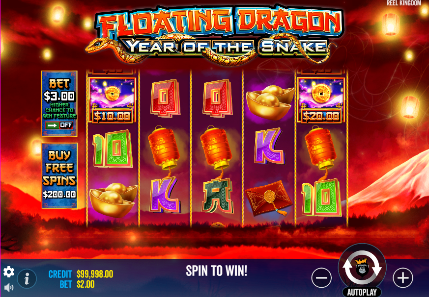 Floating Dragon Year of the Snake Slot